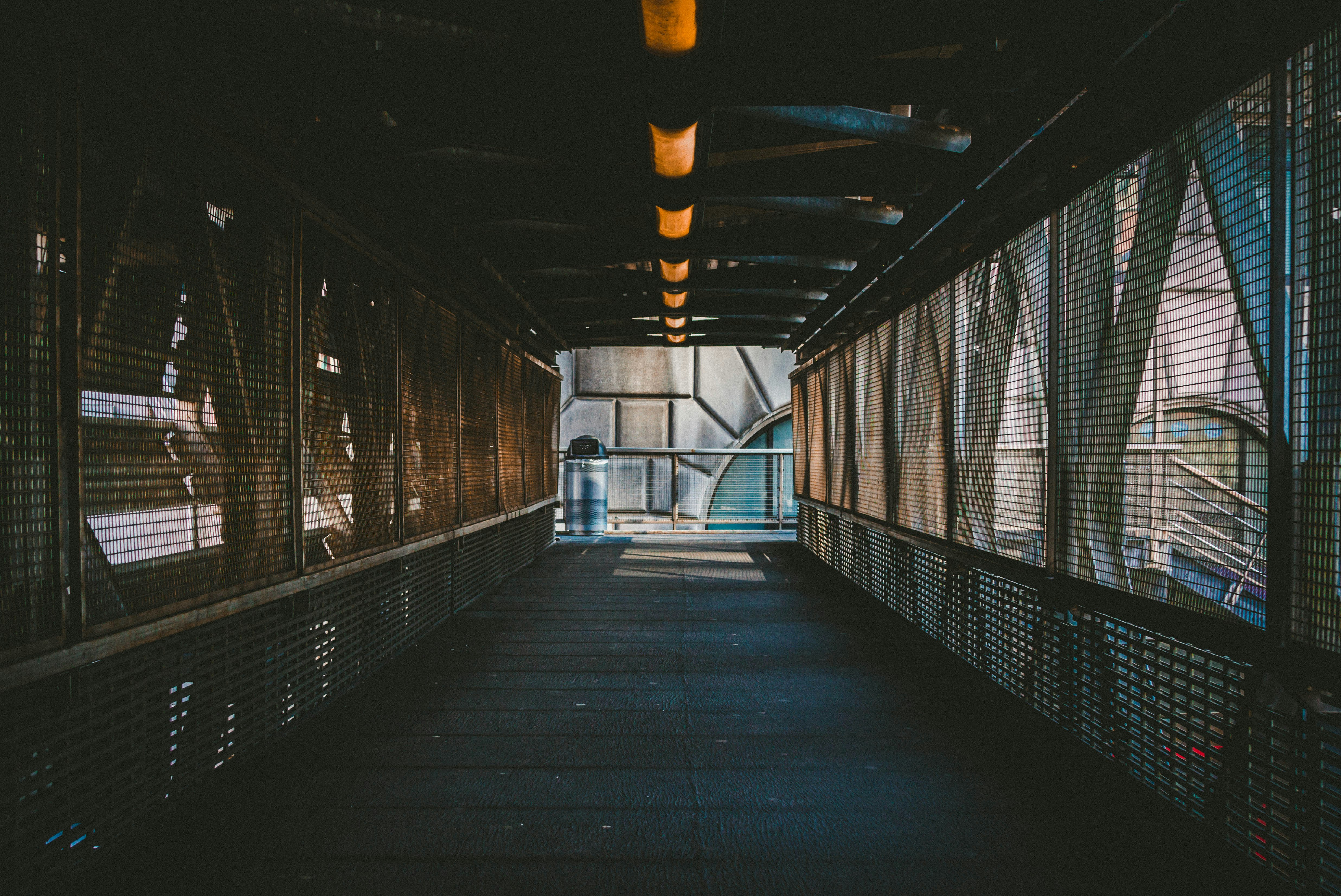 grey metal bridge during daytime